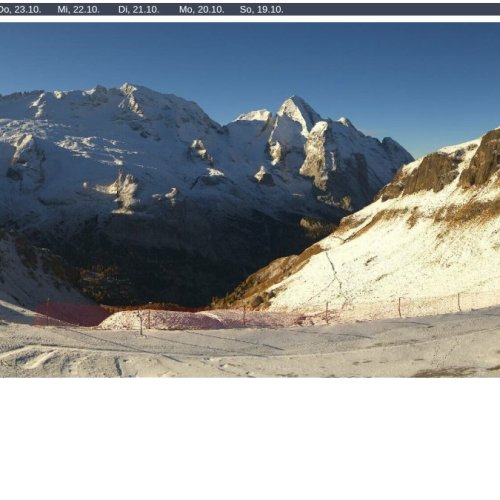 Arabba - Porta Vescovo Live Webcam: Dolomites Mountain Views