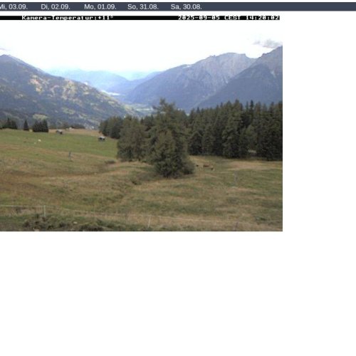 Lienz Zettersfeld Live Webcam: Alpine Panorama from Mecki's Alm