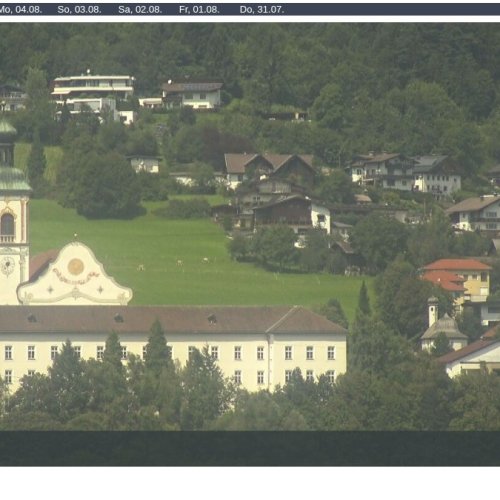 Live Webcam: St. Georgenberg Abbey & Schwaz Valley Panorama