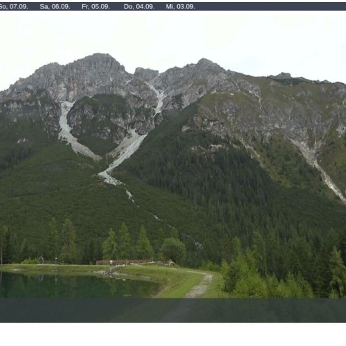 Live Webcam: Panoramasee Fulpmes and Stubai Alps View