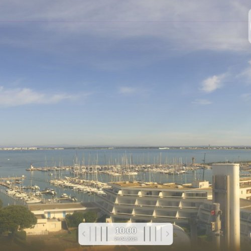 Grau du Roi: Port Camargue Marina Live Webcam