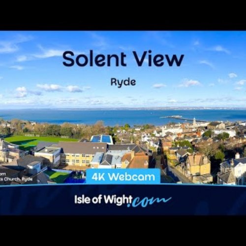 Live Solent View from Ryde, Isle of Wight 🚢