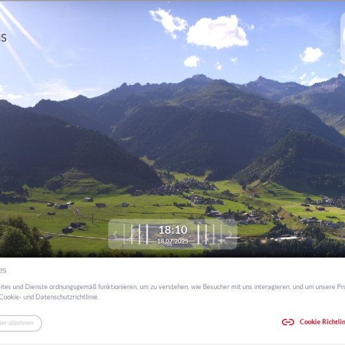 Disentis Monastery Webcam: Live Alpine Views