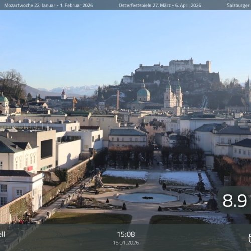 Salzburg - Schloss Mirabell HD Webcam View 🌟