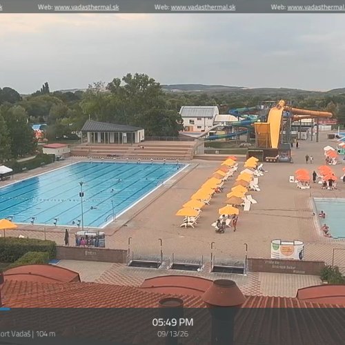 Vadaš Thermal Resort Štúrovo Live Webcam | Slovakia Weather & Fun