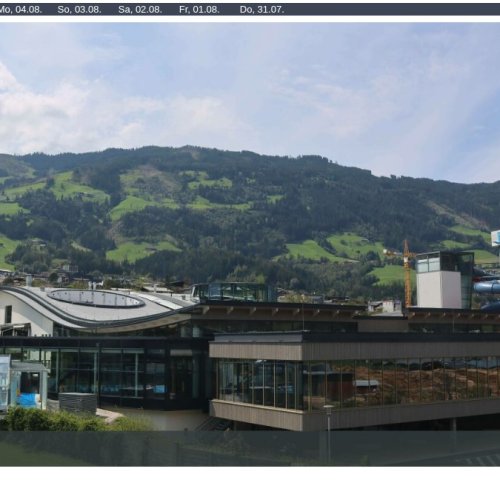 Therme Fügen Live Webcam: Austrian Alps & Ziller Valley Views
