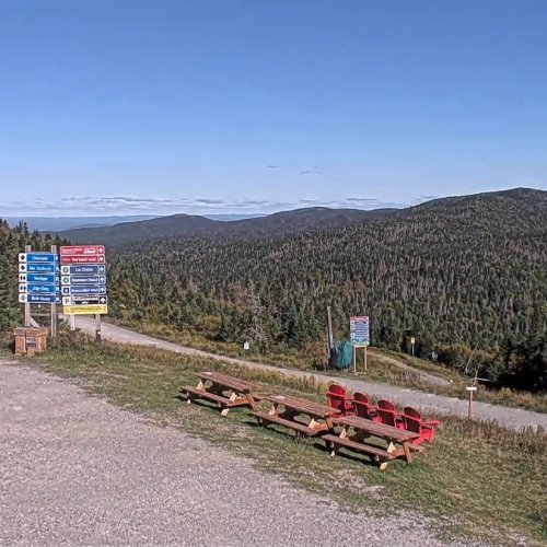 Live View From Mont-Tremblant Summit, Canada