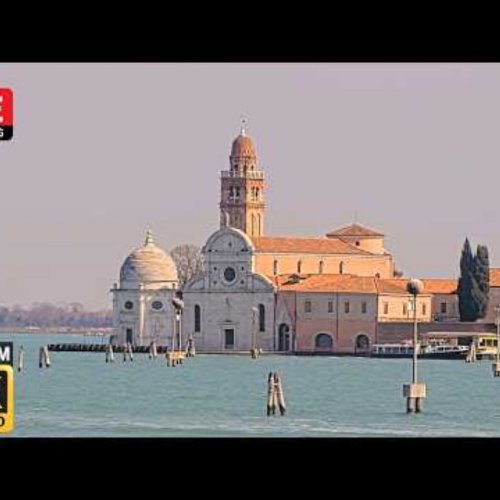 San Michele Island & Venetian Lagoon Live View