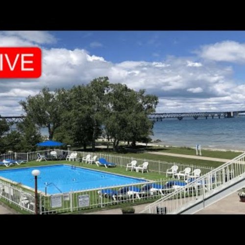Mackinaw City: Live Mackinac Bridge Webcam View
