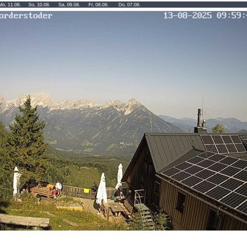 Zellerhütte Live Webcam: Vorderstoder Alpine Views