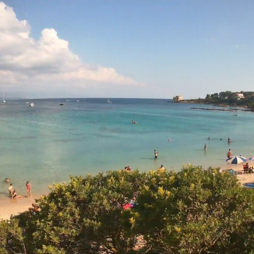 Lazzaretto Beach Live: Alghero, Sardinia Coast Webcam