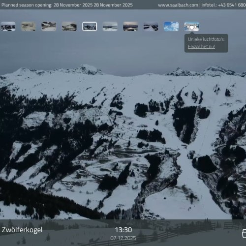 Saalbach Hinterglemm Zwölferkogel Live Webcam | Austria Ski Resort