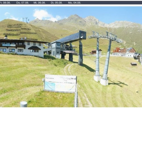 Hochsölden Live Webcam: Alpine Views from 2077m