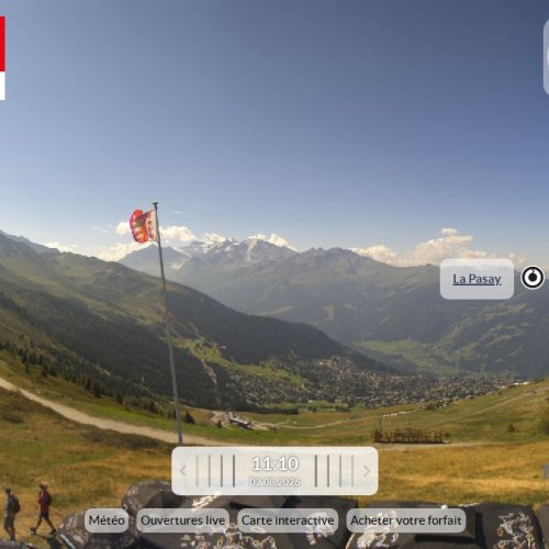 Verbier Croix de Coeur Live Cam: Majestic Swiss Alps Views