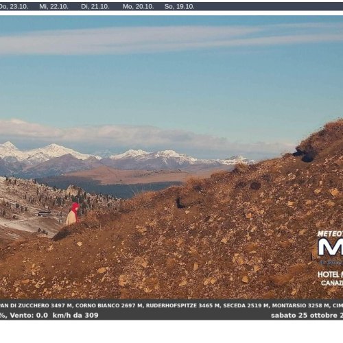 Passo Sella Webcam Live: Majestic Dolomites Views from Hotel Maria Flora
