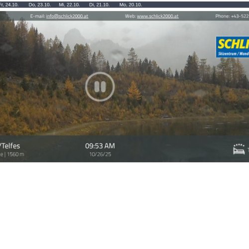 Live Panoramasee Webcam | Fulpmes, Stubai Valley, Austria