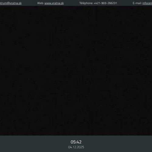 Vrátna Valley & Chleb Peak Live Webcam: Malá Fatra, Slovakia