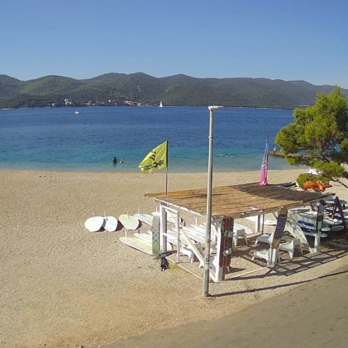 Viganj Windsurf Beach Live Camera in Kučište, Croatia