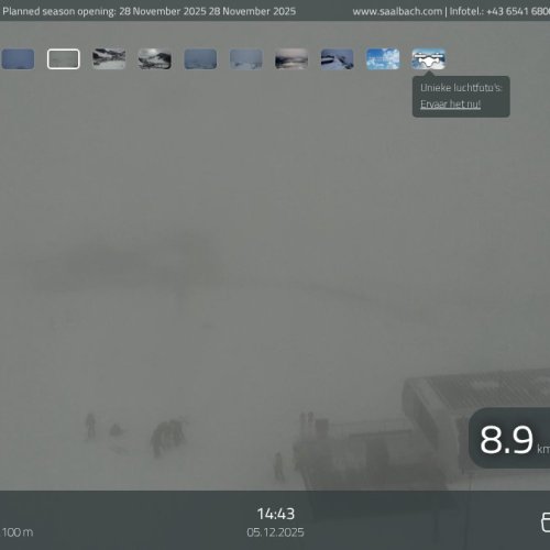 Saalbach Schattberg-West Live Webcam: Alpine Skiing & Mountain Views