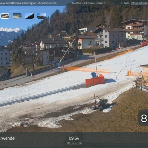 Stans Burglift Live Webcam - Silberregion Karwendel, Austria
