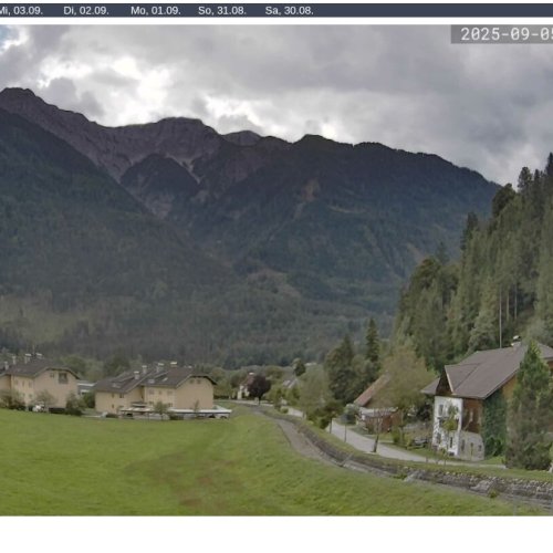 Rad- und Frühstückspension Taurer Live Webcam: Dellach im Drautal, Austria