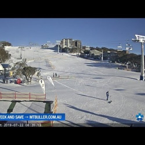 Mount Buller Bourke Street Ski Run Live Webcam