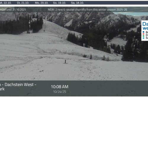 Snowpark Dachstein West Live: Russbach Ski Resort Webcam