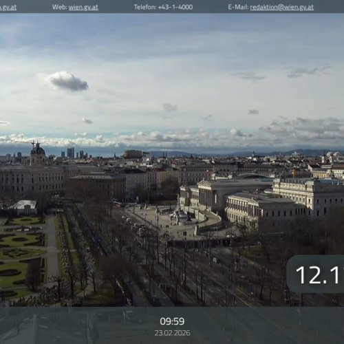 Vienna Rathaus Webcam: Live HD City Views from City Hall