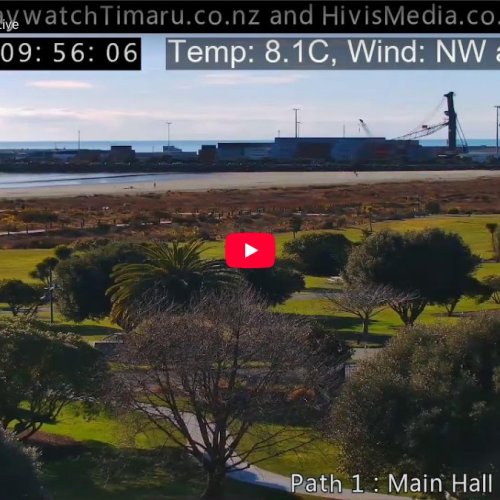 Caroline Bay Timaru Live Webcam: New Zealand Coastal Views