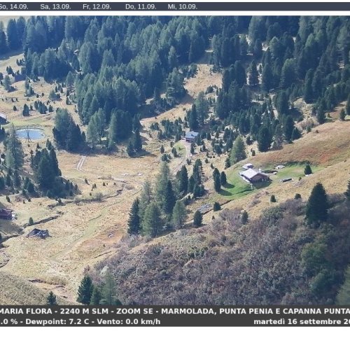 Passo Sella Live Webcam: Dolomites Panorama from Hotel Maria Flora