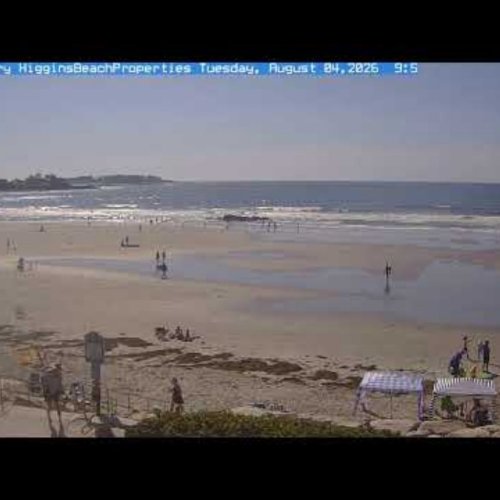 Higgins Beach, Maine Live Webcam Stream: Coastal Views & Weather