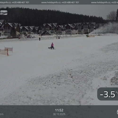 Live Webcam: Špindlerův Mlýn Ski Resort, Horní Mísečky