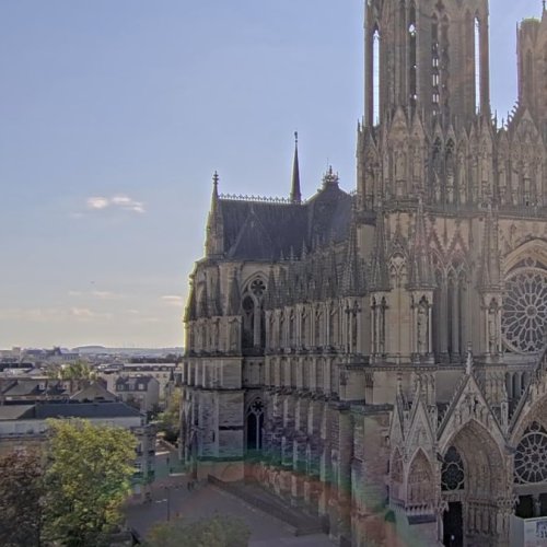 Reims Cathedral Aerial View