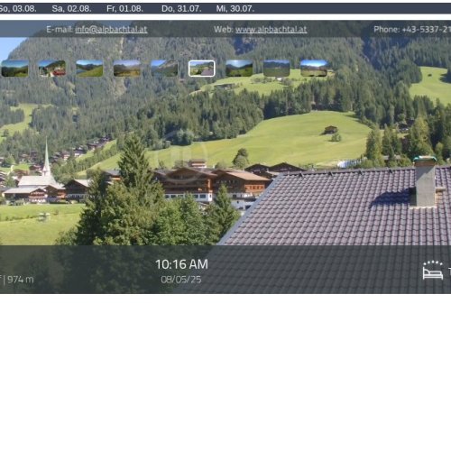 Alpbach Dorf Live Webcam – Scenic Austrian Alps View