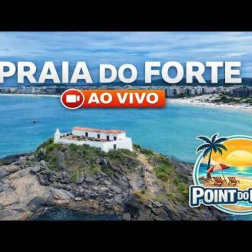 Cabo Frio: Praia do Forte Live Cam – Beach & Fort View