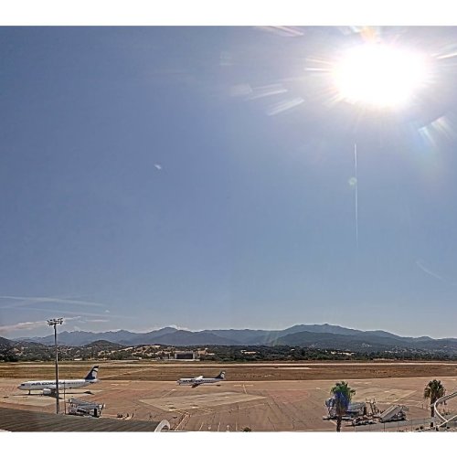 Ajaccio Airport Live Webcam: Corsica Views