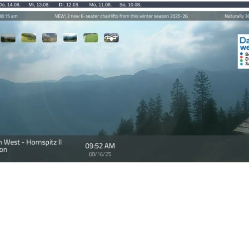 Hornspitz II Bergstation Live Webcam – Gosau, Dachstein West