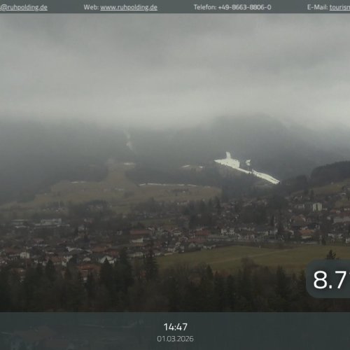 Ruhpolding Bojern Live Webcam: Alpine Village & Mountain Views 🇩🇪