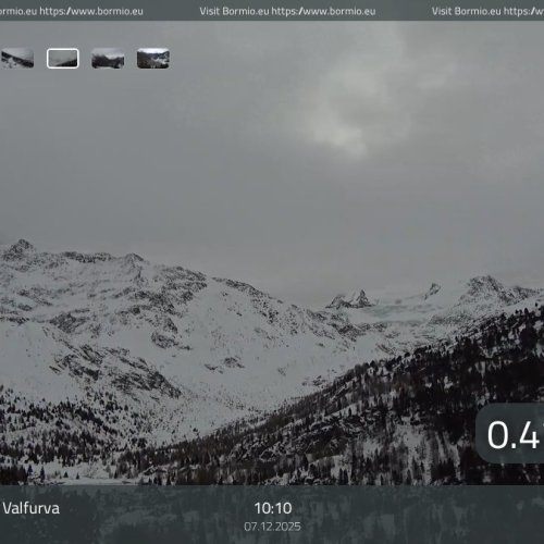 Santa Caterina Valfurva Live Webcam: Forni Valley Views