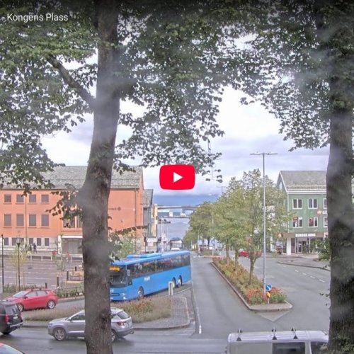 Kristiansund City Center Live Cam: Kongens Plass, Norway