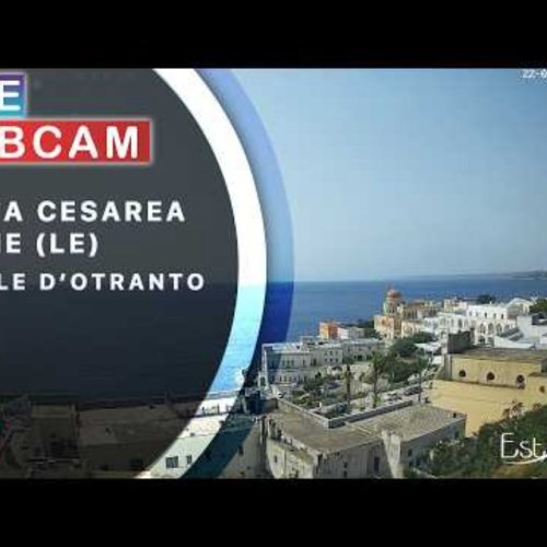 Santa Cesarea Terme Coastal Panorama Live Webcam