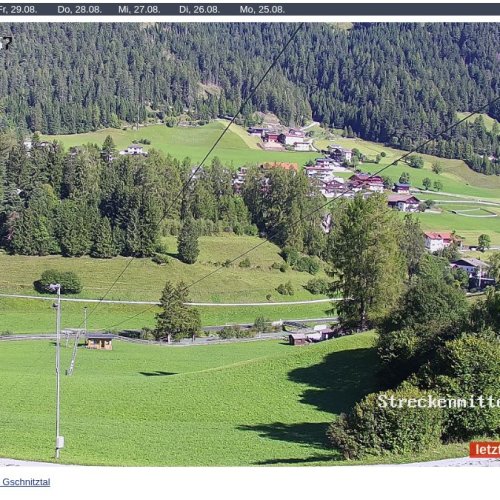 Live from the Trins Ski Lift: Gschnitztal Valley Webcam