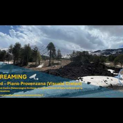 Mount Etna Northern Craters Panorama Live Cam
