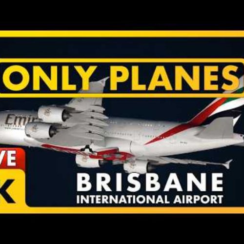 Brisbane Airport Live Cam: 4K Plane Spotting & Timelapse View