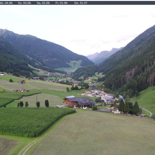 St. Jakob / Ahrntal Live Webcam: Alpine Valley Views