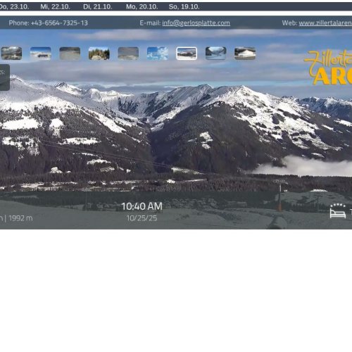 Berggeistalm Krimml Live: Zillertal Arena Alpine Webcam