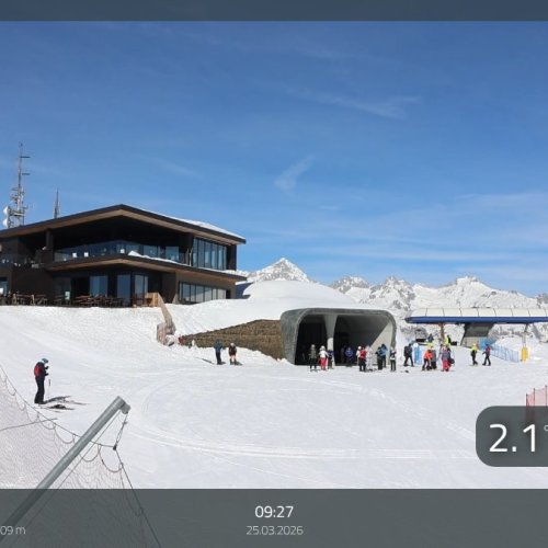 Pinzolo Doss del Sabion Live Webcam: Ski Slopes & Dolomite Views