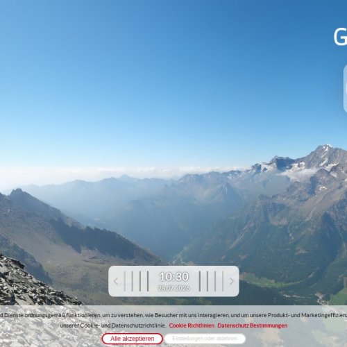 Hübschhorn Live Cam: Panoramic Views of Swiss Alps & Simplon Pass