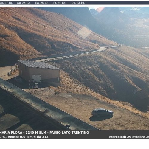 Passo Sella Live Webcam: Dolomites Mountain Views from Hotel Maria Flora