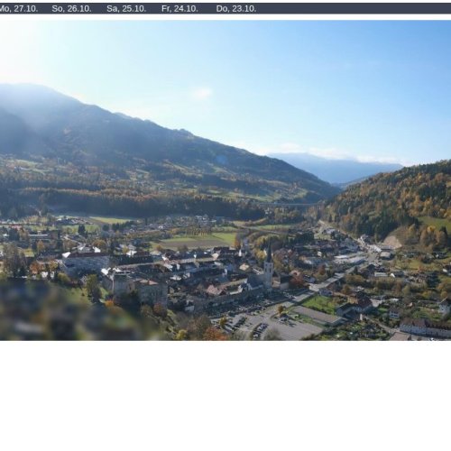 Gmünd, Carinthia: Live Alpine Town Webcam View